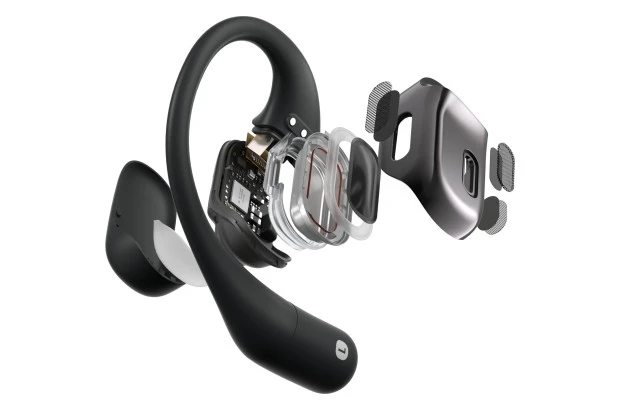 Słuchawki bezprzewodowe przewodnictwo powietrzne Shokz OpenFit czarne Black