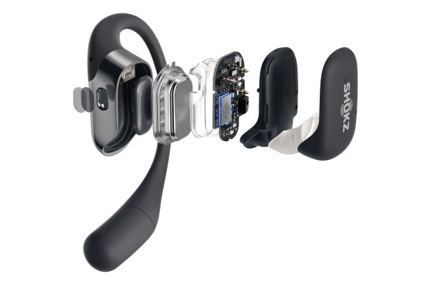 Słuchawki bezprzewodowe przewodnictwo powietrzne Shokz OpenFit czarne Black