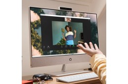 Komputer All in One HP 27-ca0075nf / 9Z2Y5EA / AMD Ryzen 7 / 32GB / SSD 1TB / AMD Radeon / QHD / Win 11 / Biały