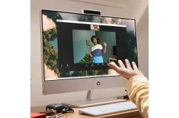 Komputer All in One HP 27-ca0075nf / 9Z2Y5EA / AMD Ryzen 7 / 32GB / SSD 1TB / AMD Radeon / QHD / Win 11 / Biały