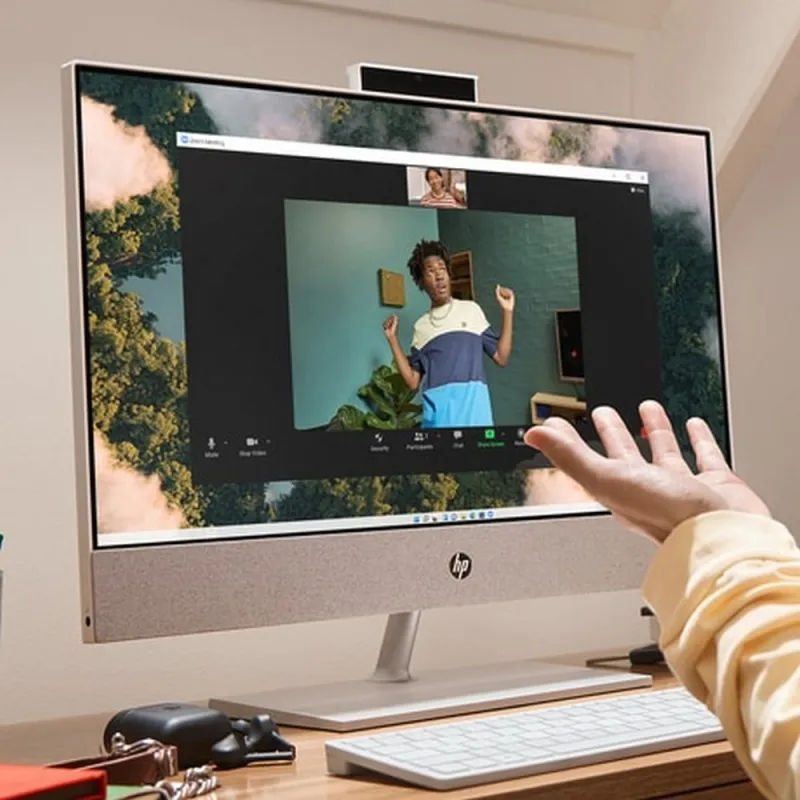 Komputer All in One HP 27-ca0075nf / 9Z2Y5EA / AMD Ryzen 7 / 32GB / SSD 1TB / AMD Radeon / QHD / Win 11 / Biały