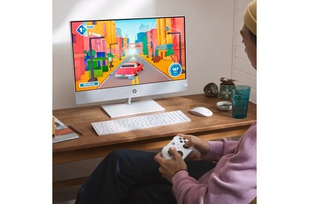 Komputer All in One 27-ca0039nf / 6K9Q1EA / AMD Ryzen 5 / 32GB / SSD 2TB / AMD Radeon / FullHD / Win 11 Pro / Biały