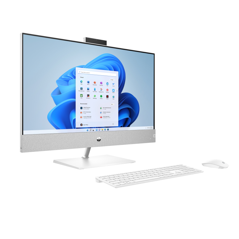Komputer All in One 27-ca0039nf / 6K9Q1EA / AMD Ryzen 5 / 16GB / SSD 1TB / AMD Radeon / FullHD / Win 11 Pro / Biały