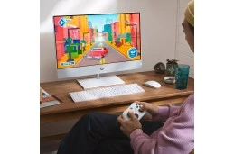 Komputer All in One HP 27-ca2006nf / 895X6EA / Intel i7-13 / 16GB / SSD 512GB / Nvidia RTX 3050 / FHD / Dotyk / Win 11 / Biały