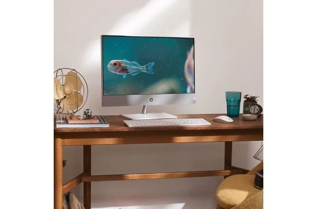 Komputer All in One HP 27-ca2006nf / 895X6EA / Intel i7-13 / 16GB / SSD 512GB / Nvidia RTX 3050 / FHD / Dotyk / Win 11 / Biały