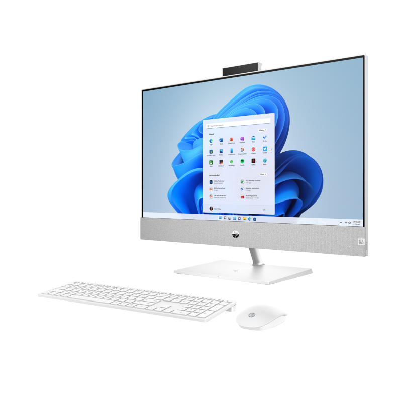 Komputer All in One HP Pavilion 27-ca2073ns / 944C6EA / Intel i5-13 / 16GB / SSD 1TB / NVIDIA RTX 3050 / FullHD / Win 11 / Biały