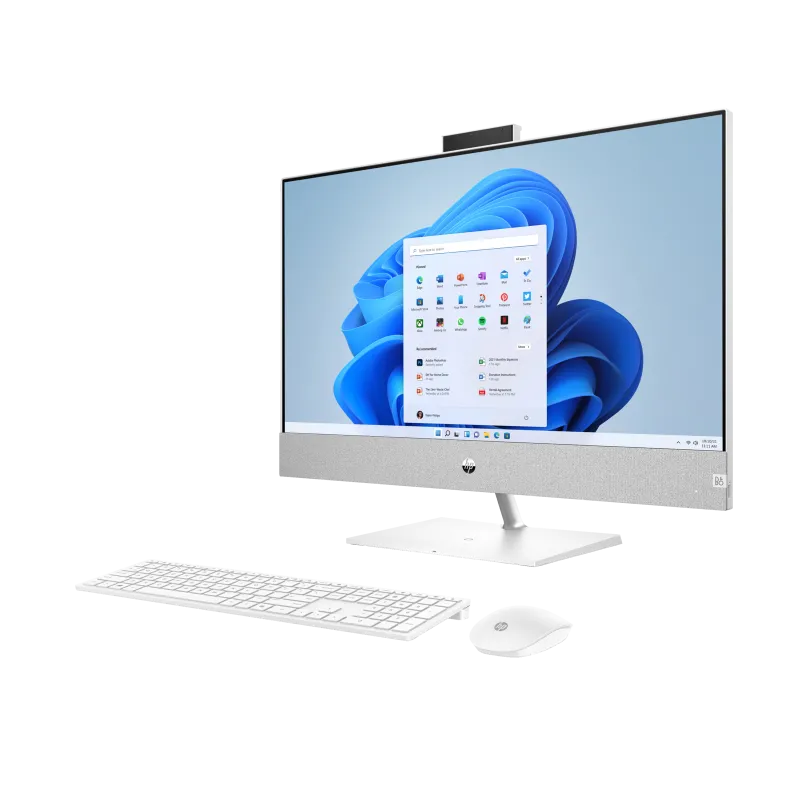 Komputer All in One HP Pavilion 27-ca2073ns / 944C6EA / Intel i5-13 / 16GB / SSD 1TB / NVIDIA RTX 3050 / FullHD / Win 11 / Biały