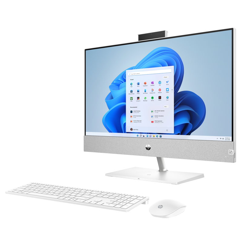 Komputer HP Pavilion 24-ca1008ns / 6B3H3EA / Intel i5-12 / 16GB / SSD 1TB / Intel UHD / FullHD / Win 11 Pro / Biały
