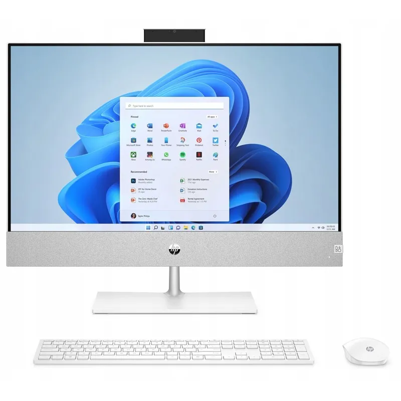 Komputer HP Pavilion 24-ca1008ns / 6B3H3EA / Intel i5-12 / 16GB / SSD 1TB / Intel UHD / FullHD / Win 11 Pro / Biały