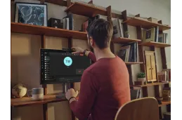 Komputer HP OmniStudio X AiO 27-cs0755ng / AQ5P1EA / Intel Ultra 5 / 16GB / SSD 1TB / Arc / FHD / Win 11 Pro / Dotyk / Srebrny