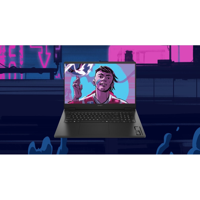 Gamingowy Laptop HP OMEN 17-db0004na / A2DG5EA / AMD Ryzen 9 / 32GB / SSD 1TB / RTX 4060 / QHD / 240Hz / Win 11 / Czarny