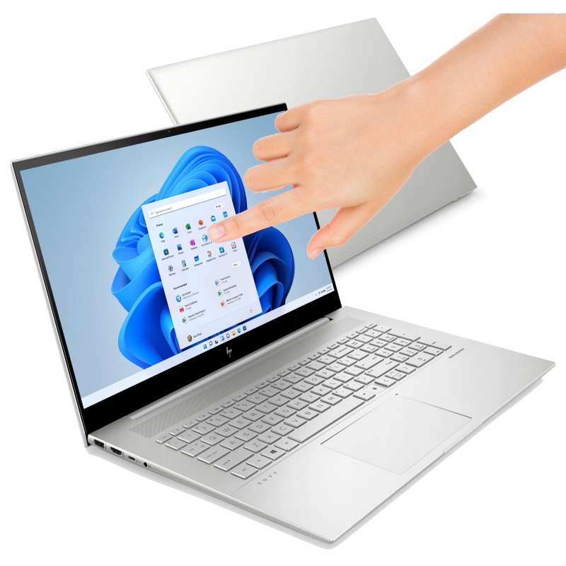 Laptop HP ENVY 17m-ch1013dx / 4N713UA / Intel Core i7 / 32GB / SSD 2TB / Intel Xe / FullHD / Dotyk / Win 11 / Srebrny