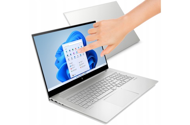 Laptop HP ENVY 17m-ch1013dx / 4N713UA / Intel Core i7 / 32GB / SSD 2TB / Intel Xe / FullHD / Dotyk / Win 11 / Srebrny