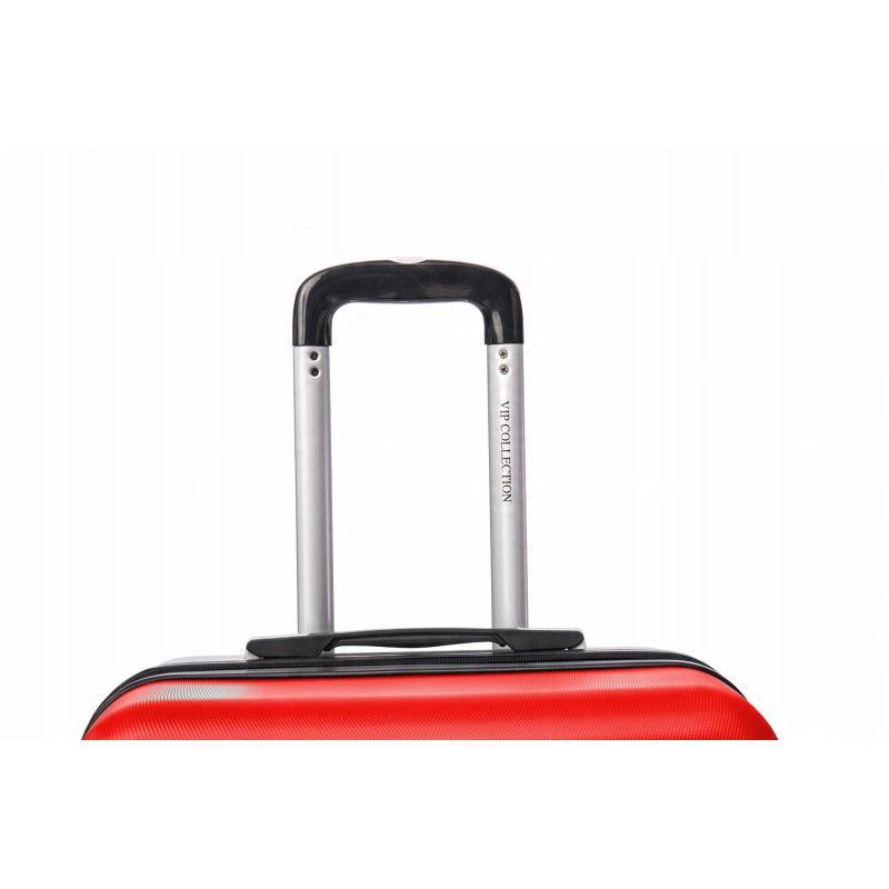 ZESTAW Duża + średnia walizka podróżna VIP ABS 28" RED ATENY 28"+24"