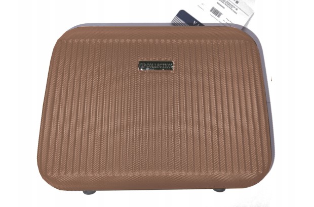 Zestaw 2szt Kuferek kosmetyczka podróżna Vip Collection ABS 14" SPARTA GOLD