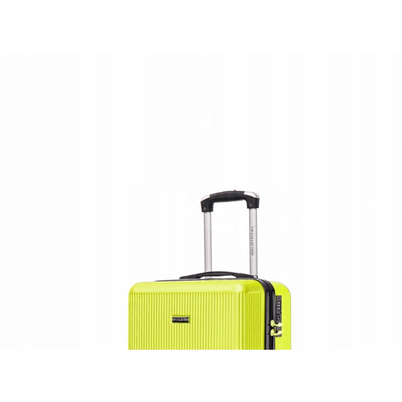 Zestaw 2szt kosmetyczka podróżna kuferek VIP ABS 14" LIMONKA SPARTA 14L
