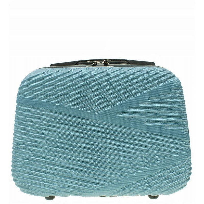 Zestaw 2szt Vip Collection kuferek podróżny ABS 14" MIAMI BEACH COFFEE 14L
