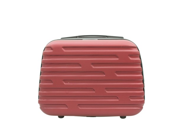 Zestaw 2szt Vip Collection czerwony mały kuferek podróżny ABS COSTA BRAVA