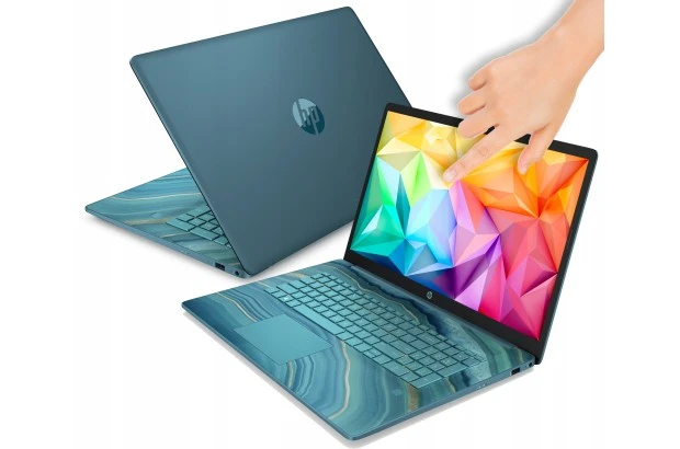 Laptop HP 17-cp0010ds / 601T0UA / AMD Ryzen 3 / 16GB / SSD 512GB / AMD Radeon / HD+ / Dotyk / Win 11 / Niebieski