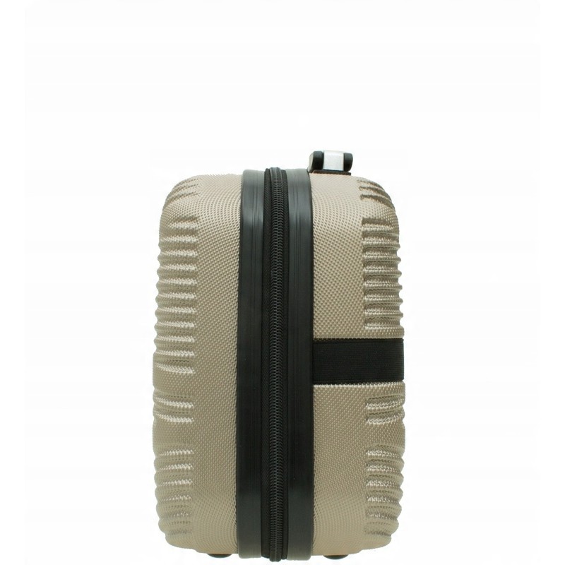 Vip Collection kosmetyczka podróżna ABS 14" MIAMI BEACH CHAMPAGNE 14L