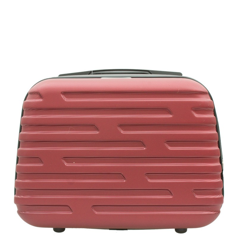 Vip Collection czerwony mały kuferek podróżny ABS 14 COSTA BRAVA 14L