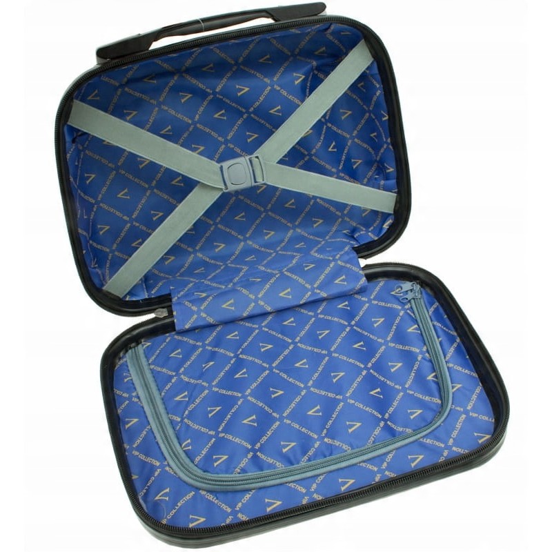 Vip Collection czerwony mały kuferek podróżny ABS 14 COSTA BRAVA 14L