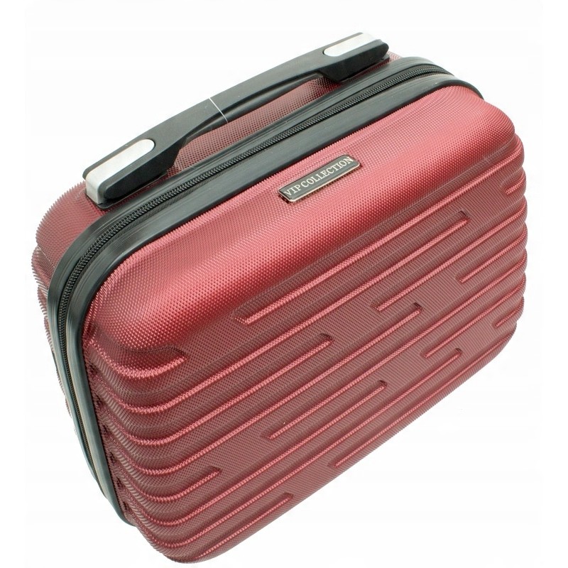 Vip Collection czerwony mały kuferek podróżny ABS 14 COSTA BRAVA 14L