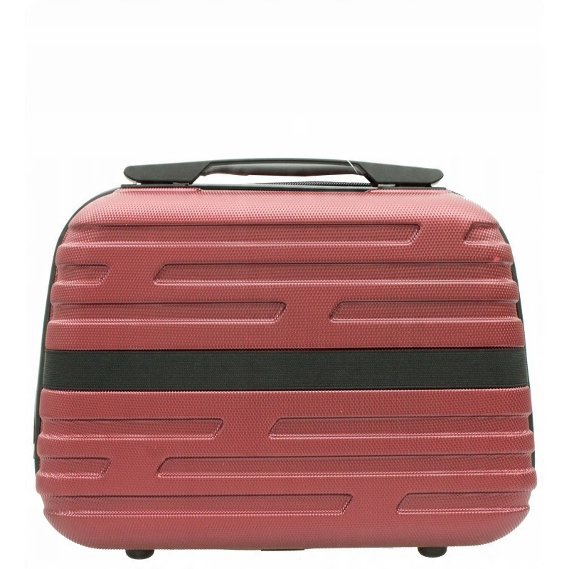 Vip Collection czerwony mały kuferek podróżny ABS 14 COSTA BRAVA 14L