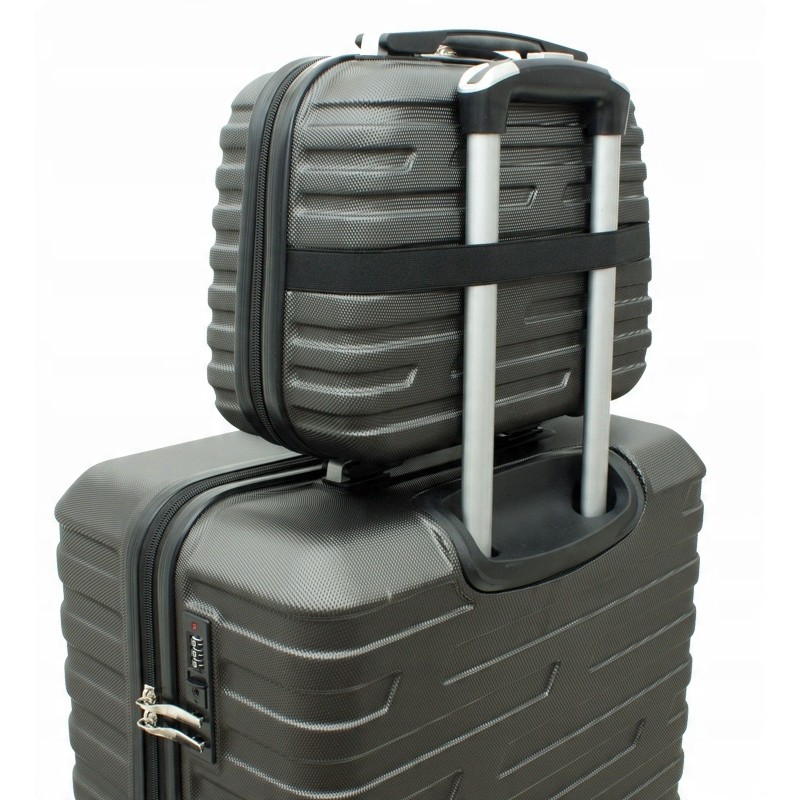 Vip Collection czerwony mały kuferek podróżny ABS 14 COSTA BRAVA 14L