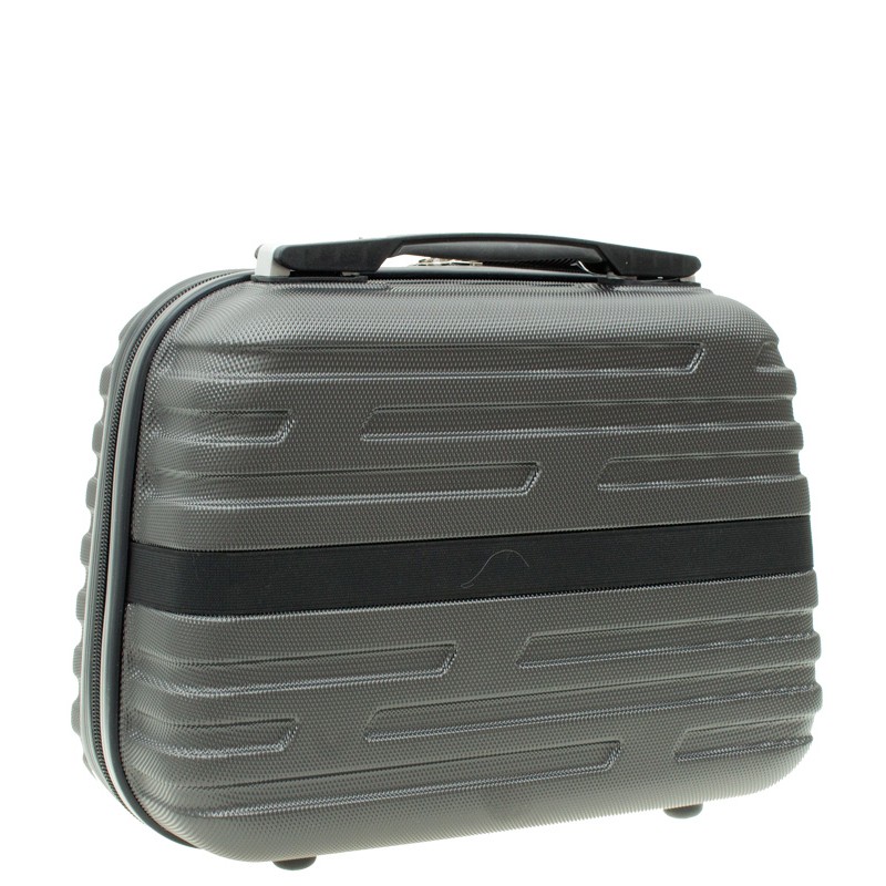 Vip Collection grafitowy kuferek podróżny ABS 14 COSTA BRAVA 14L