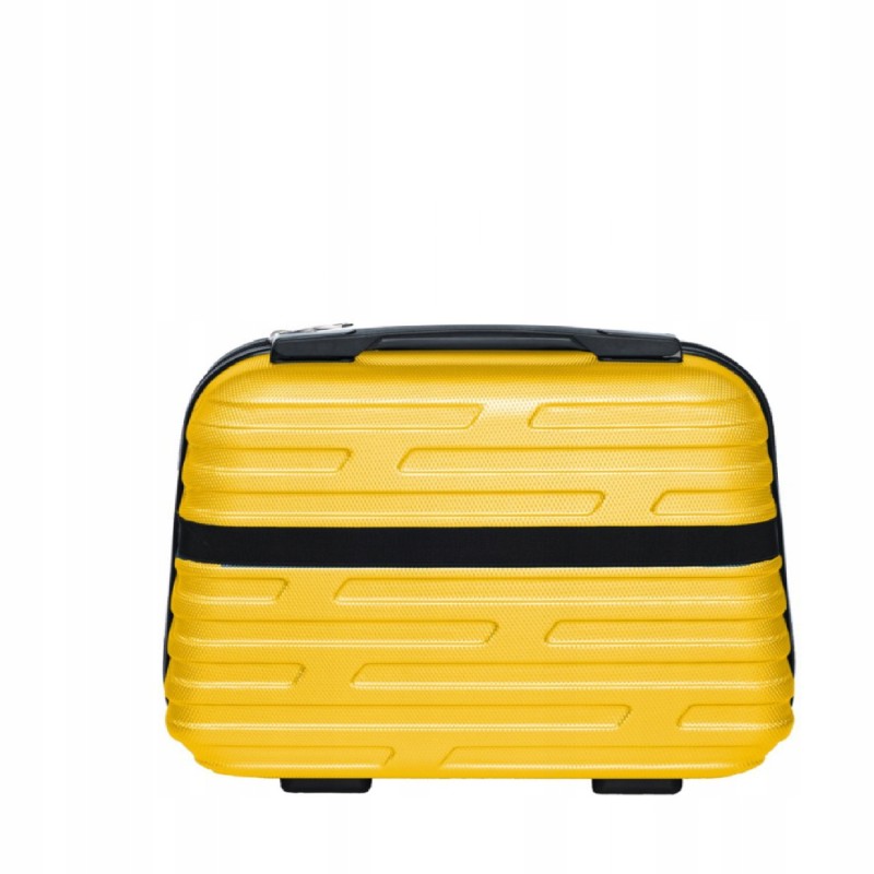 Vip Collection żółta kosmetyczka podróżna ABS 14 COSTA BRAVA 14L