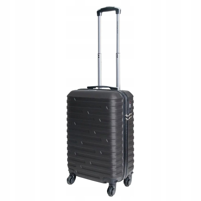 Walizka na kółkach ABS 1,9kg mała walizka kabinowa podróżna VIP grafit 34L