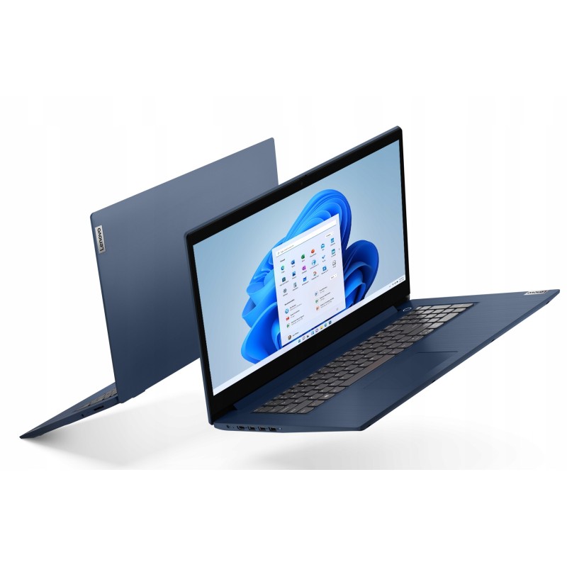 Laptop Lenovo IdeaPad 3 17ITL6 / 82H900DWUS / Intel Core i3 / 8GB / SSD 256GB + HDD 1TB / Intel UHD / HD+ / Win 11 / Niebieski