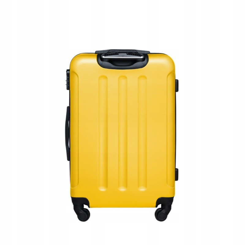 Walizka na kółkach ABS 3,9kg duża walizka podróżna 28" aż 102 L. ŻÓŁTA