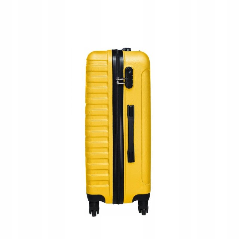 Walizka na kółkach ABS 3,9kg duża walizka podróżna 28" aż 102 L. ŻÓŁTA