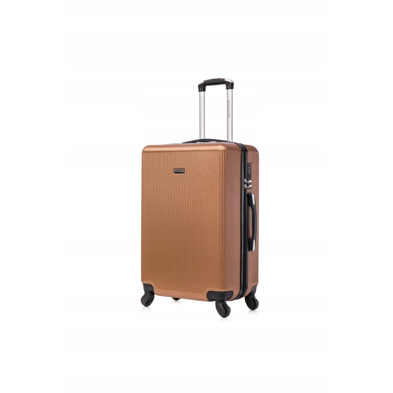 Walizka VIP Collection średnia podróżna walizka na kółkach ABS 24" odpi.kół