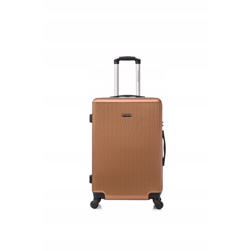 Walizka VIP Collection średnia podróżna walizka na kółkach ABS 24" odpi.kół