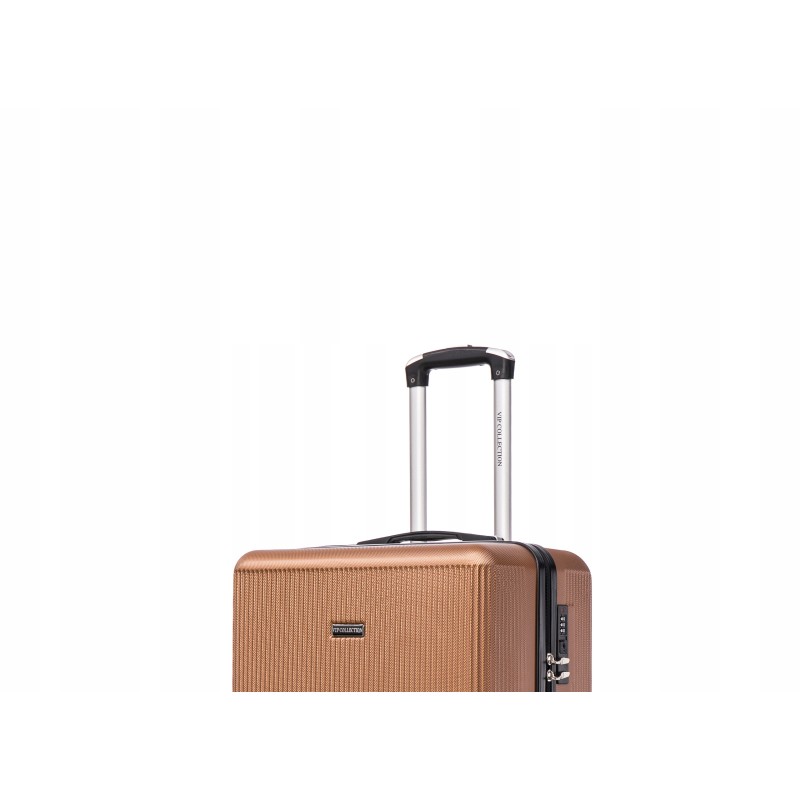 Walizka VIP Collection średnia podróżna walizka na kółkach ABS 24" odpi.kół