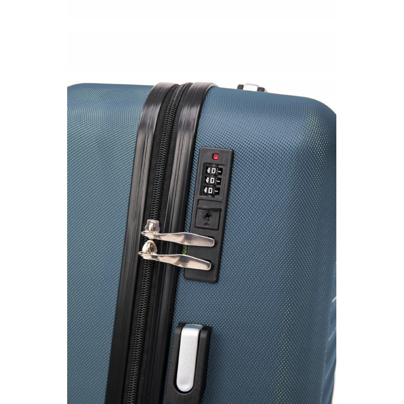 Vip Collection walizka podróżna ABS 28" DARK BLUE ATENY 4,4kg 102L odpi.kół
