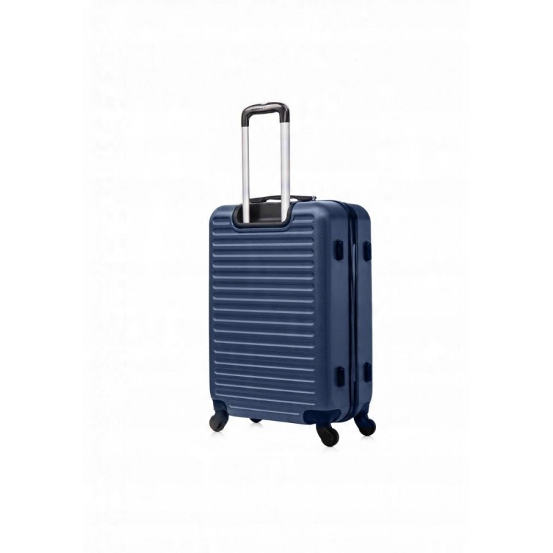 Vip Collection walizka podróżna ABS 28" DARK BLUE ATENY 4,4kg 102L odpi.kół