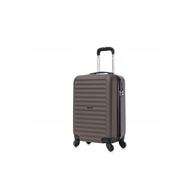 Vip Collection walizka kabinowa ABS 20 " Dark Grey ATENY 2,7kg 39L odp.kółk