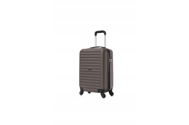 Vip Collection walizka kabinowa ABS 20 " Dark Grey ATENY 2,7kg 39L odp.kółk