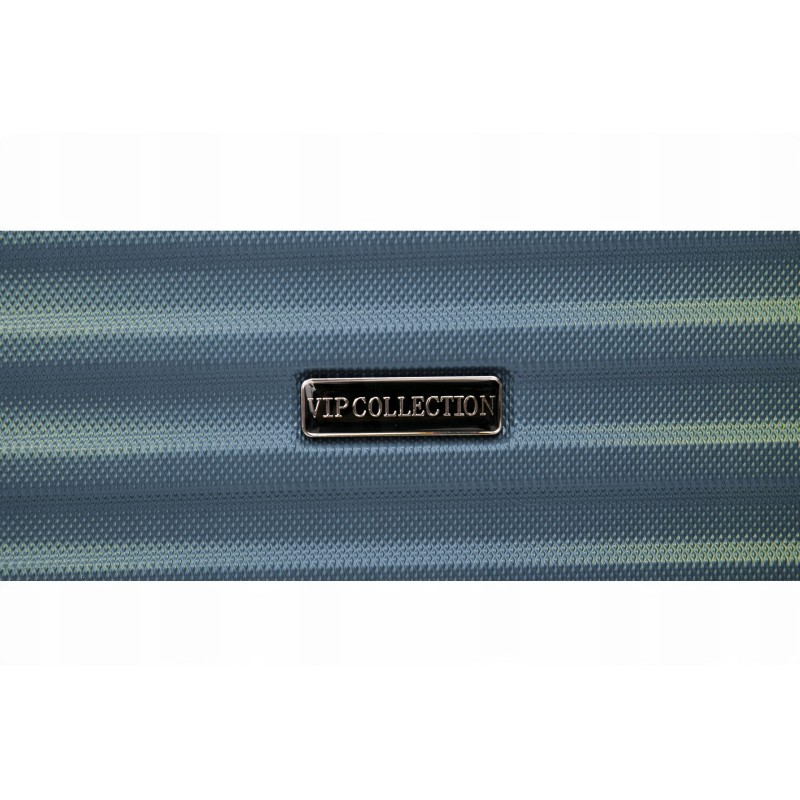 Vip Collection walizka kosmetyczka podróżna ABS 14" DARK BLUE 14L