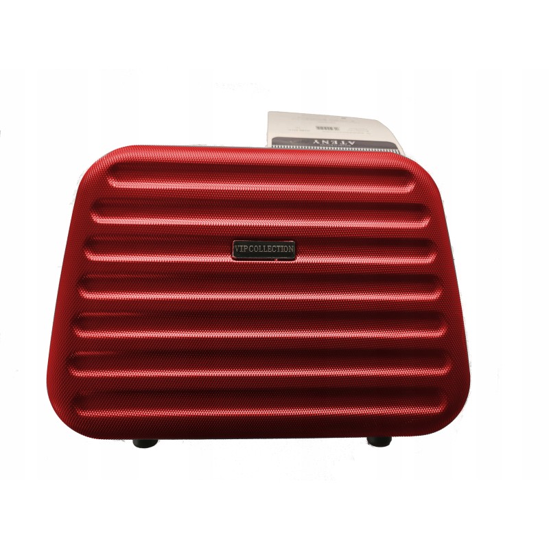 Vip Collection walizka kosmetyczka podróżna ABS 14" RED czerwona ATENY 14L