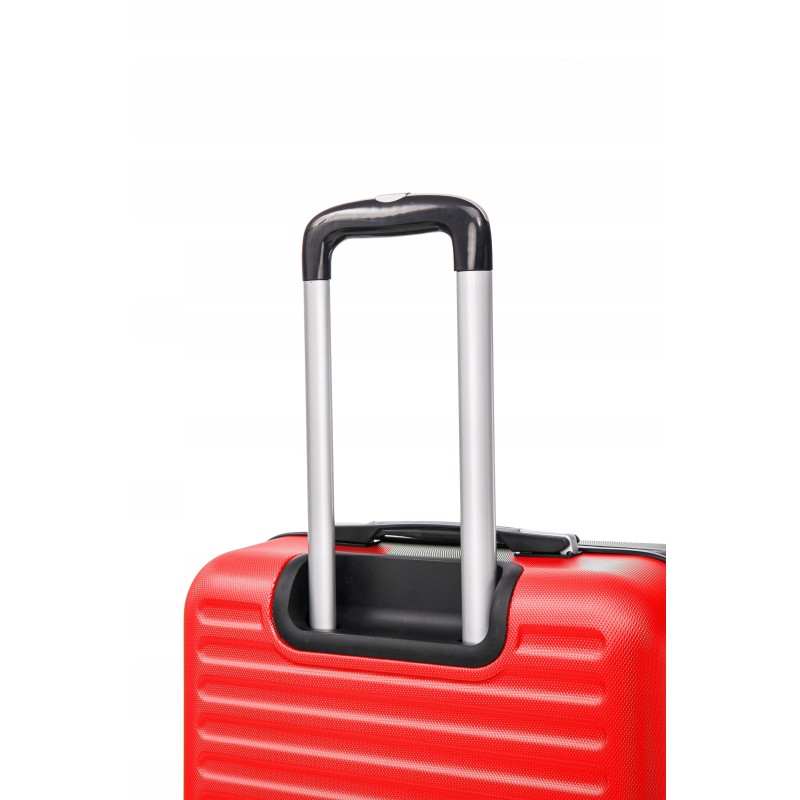Vip Collection walizka kosmetyczka podróżna ABS 14" RED czerwona ATENY 14L