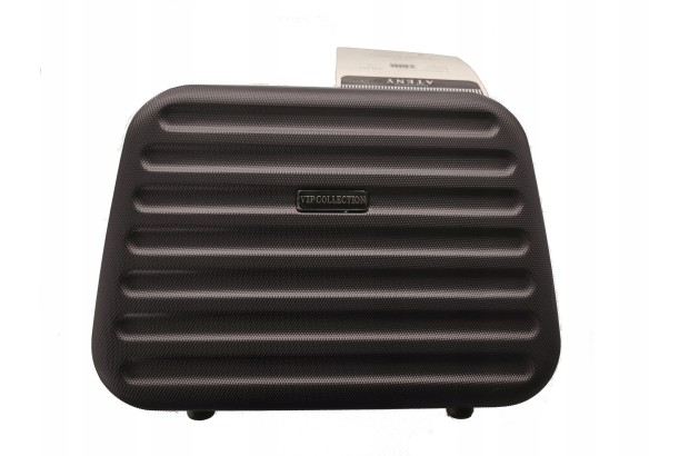 Vip Collection walizka kosmetyczka podróżna ABS 14" Dark Grey ATENY 14L