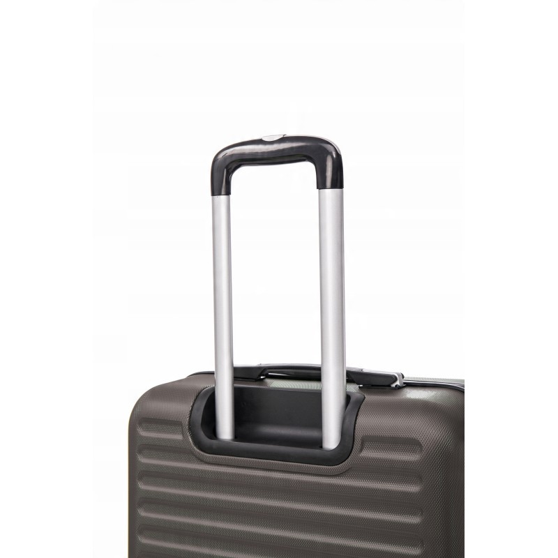 Vip Collection walizka kosmetyczka podróżna ABS 14" Dark Grey ATENY 14L