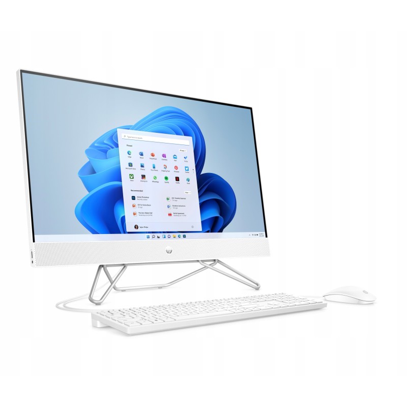 HP All in One 27-cb0020na / 65P99EA / AMD Ryzen 7 / 16GB / SSD 1TB / AMD Radeon / FullHD / Win 11 / Biały
