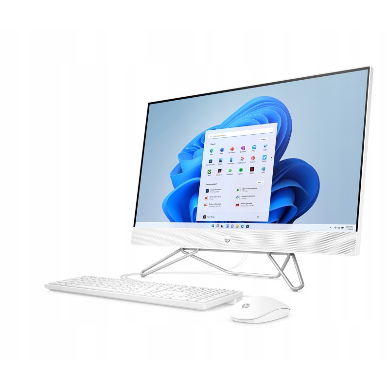 HP All in One 27-cb0020na / 65P99EA / AMD Ryzen 7 / 16GB / SSD 1TB / AMD Radeon / FullHD / Win 11 Pro / Biały