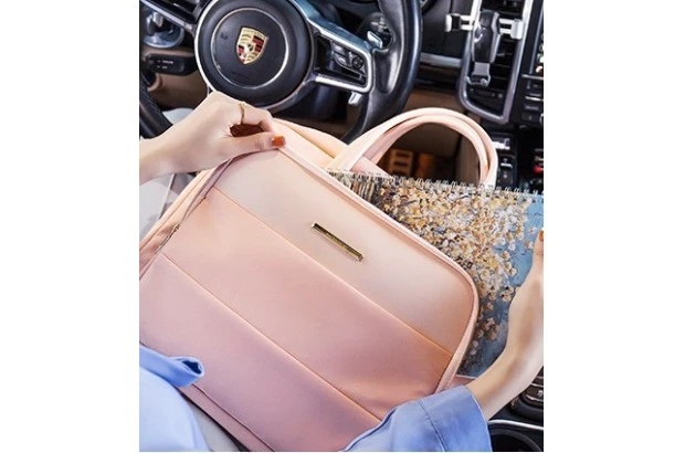 Stylowa DAMSKA RÓŻOWA torba etui shouldcat na laptopa 15,6" (ASK1010-pink)